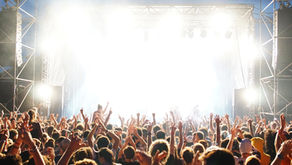 People dancing in the concert