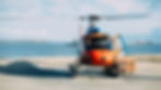 helicopter on harbour helipad