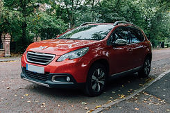 Orange Peugeot
