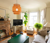 Interior of peaceful home — remote space clearing to remove negative energy, dark entities, and spiritual interference for a lighter living environment