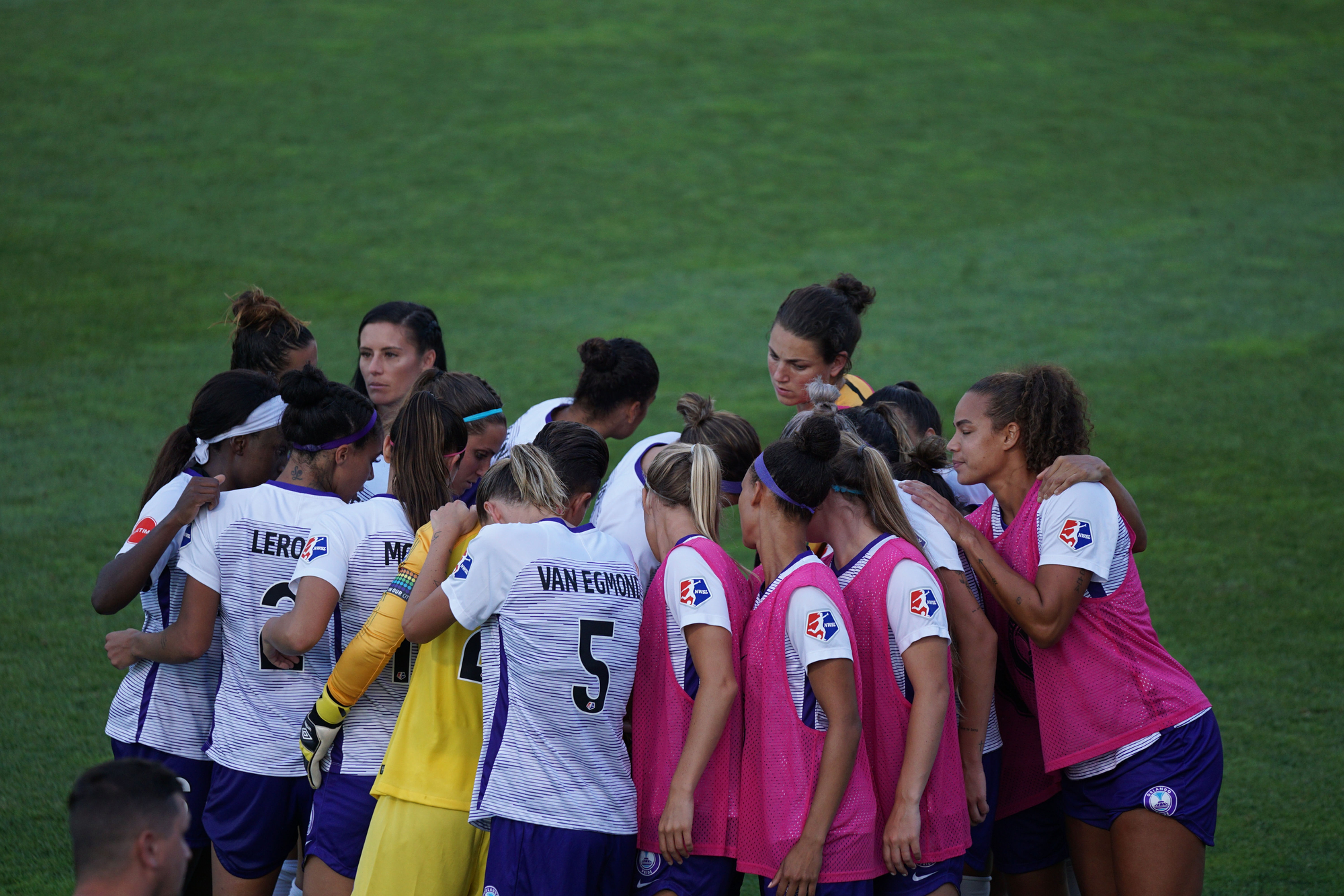Team huddle