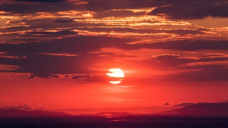 COUCHER DE SOLEIL EN CATAMARAN