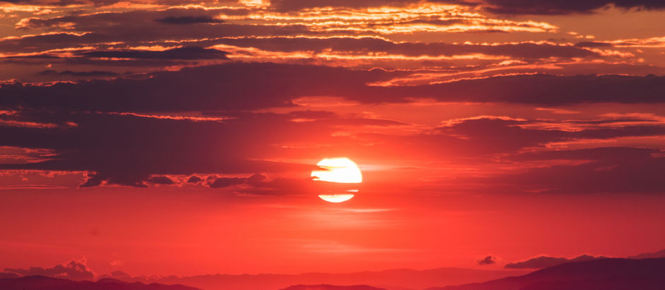 COUCHER DE SOLEIL EN CATAMARAN