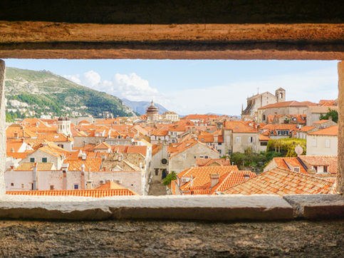 Trail running above Dubrovnik panoramic Adriatic views Croatia Run Weekends running holiday
