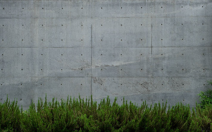 An up close example of a concrete wall constructed by Las Vegas' VIP Concrete.