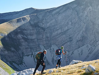 hiking with a partner