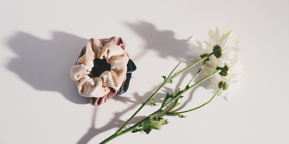 Galentine's Day Scrunchie Sewing