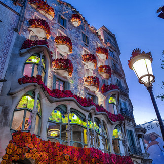 Villa construite par Gaudi à Barcelone
