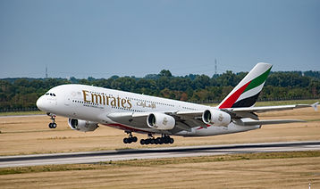 airbus a380 at dubai airport