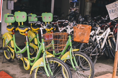 Bikes in Pulau Ubin