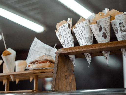 The woman in the food truck