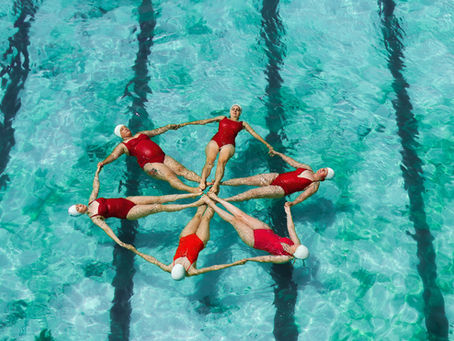 Training update, open water and synchronised swimming