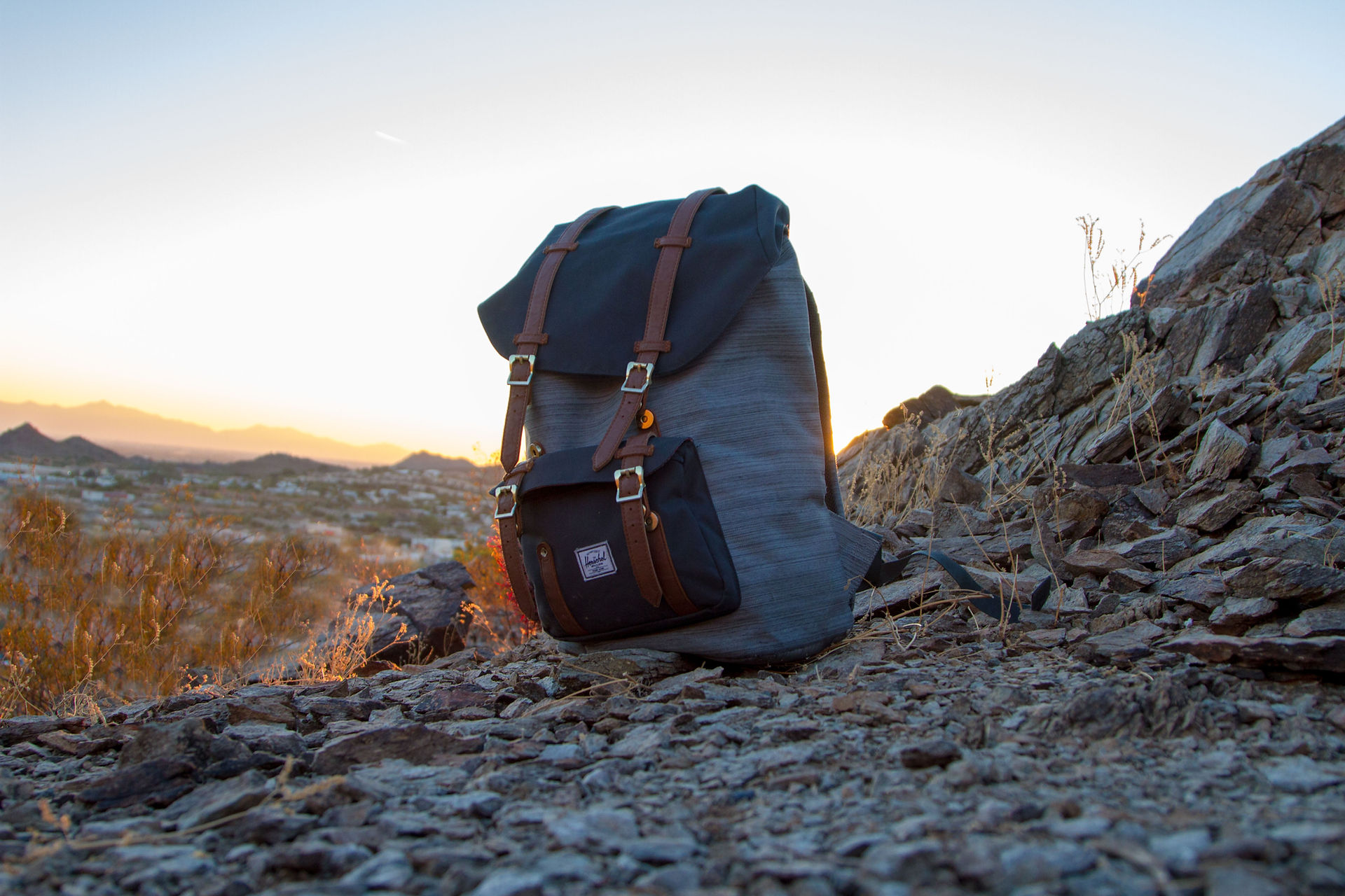 Backpack suitable for a bear viewing excursion in Katmai National Park and Preserve