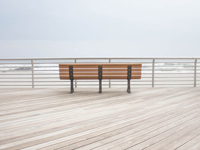 Dawn Ricci is the Beach Bench Medium