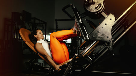 טיפ - תרגיל לחיצת רגליים במכונה