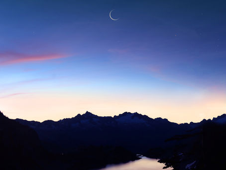 A New Moon Reflection