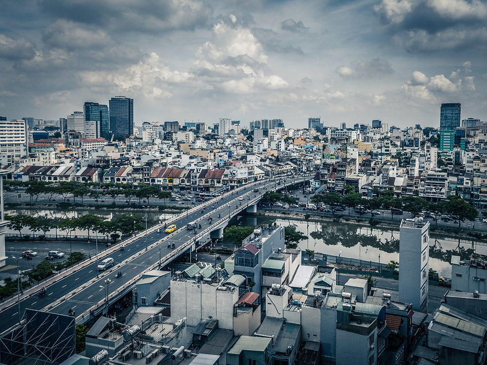 view of a Ho Chi Minh city