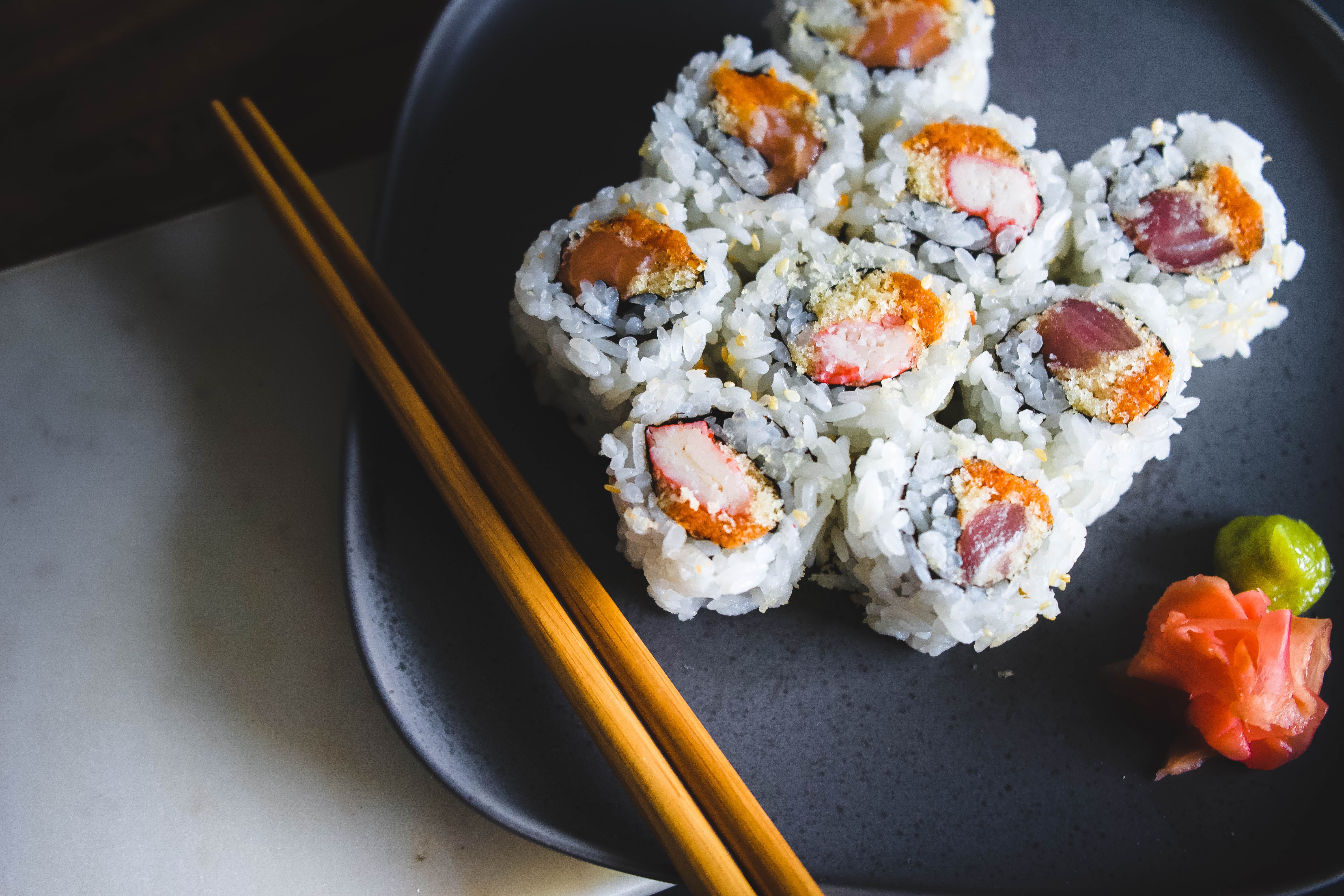 Arranged Food and Objects