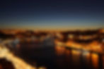Vista noturna Rio Douro no Porto
