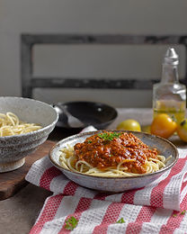 Thai style Spaghetti Bolognese M