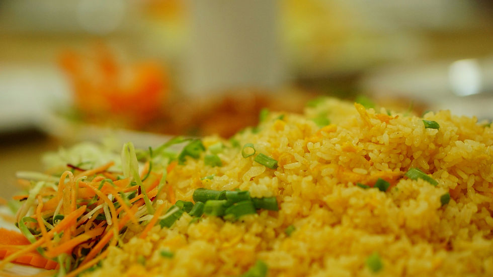 Arranged Food and Objects