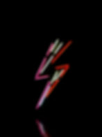 Vibrant neon lightning bolt glowing against a dark background, symbolizing energy, transformation, and personal empowerment.