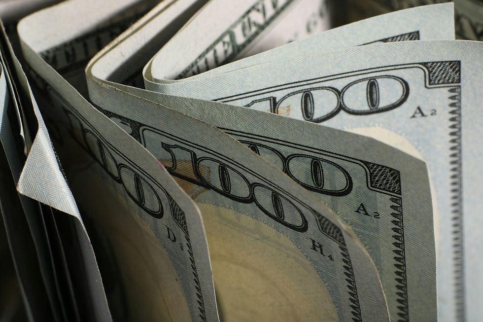 No one but the customer brings cash!