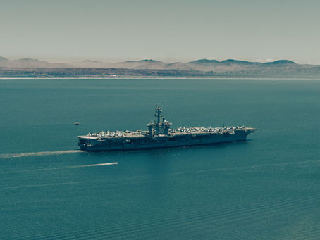 navy ship at sea