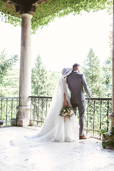 Happy Couple at Micro Wedding