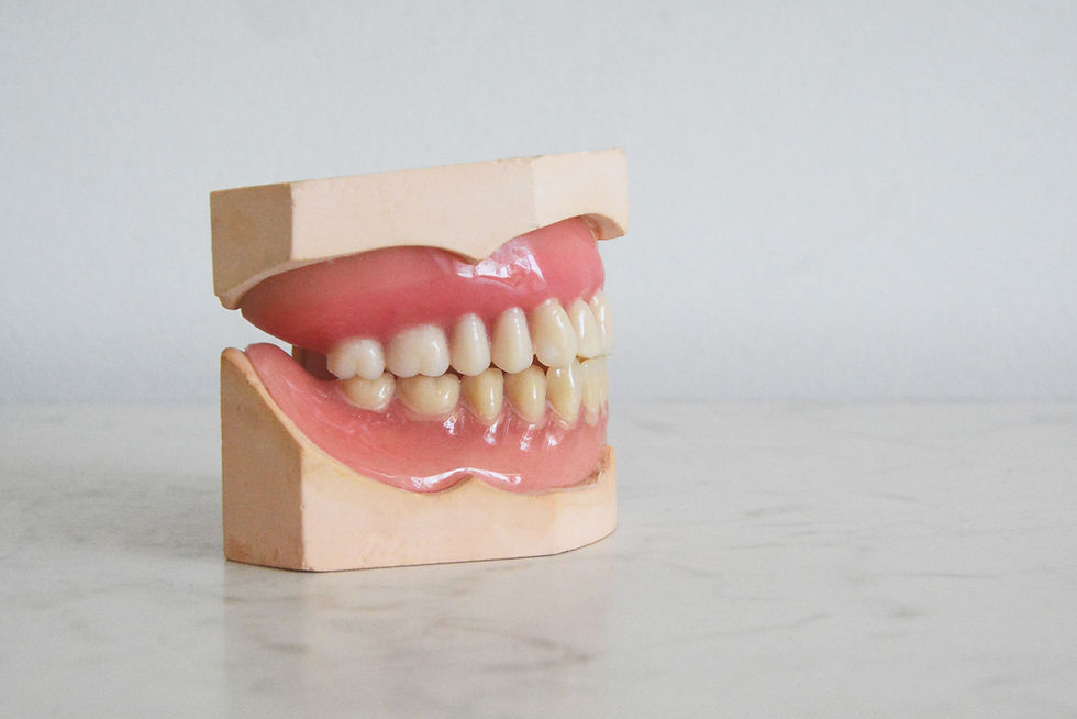 false teeth