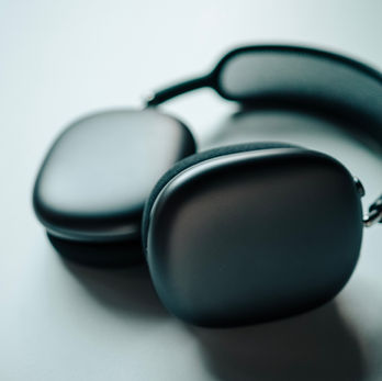 Image showcasing Vibe Shell headphone(s) in real-world use or styled presentation—part of product collection display.