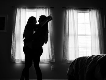 Couple having an affair