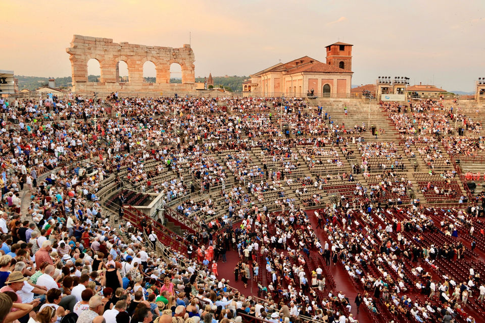 Event at the iconic Arena di Verona
