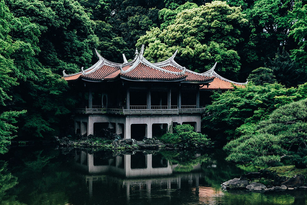 Shinjuku Gyoen National Garden is a serene escape from the city bustle with traditional Japanese and Chinese architecture