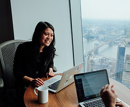 Business woman meeting a client to discuss Recruitment Process Outsourcing