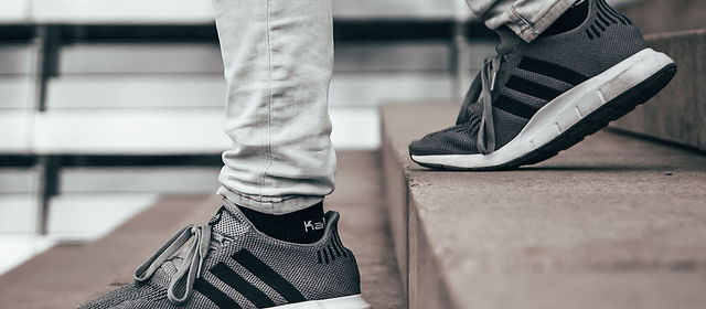 Leren skechers heren sales