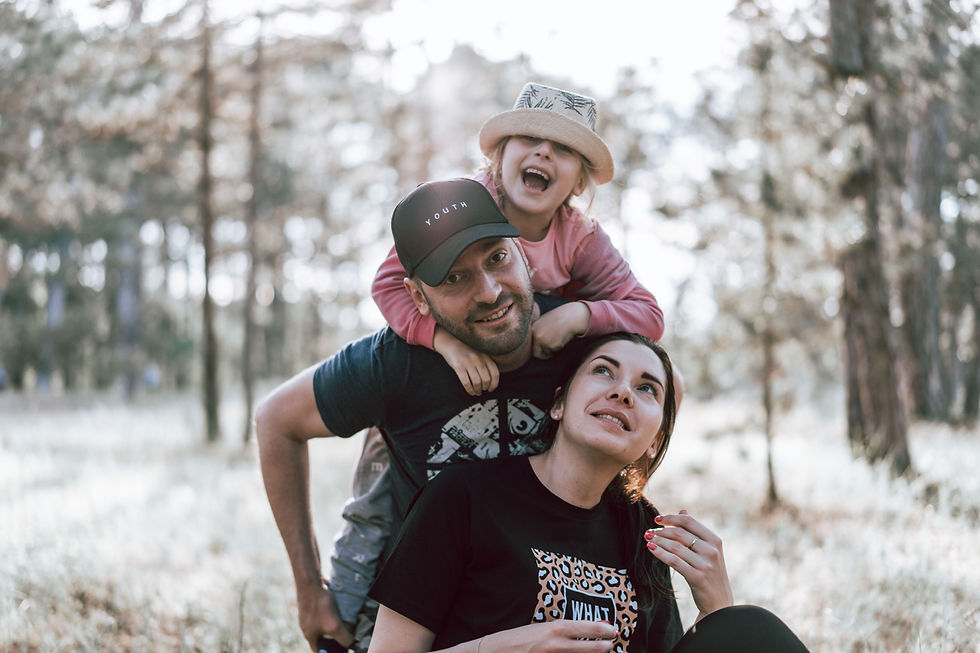 A couple and their daughter