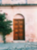 closed door