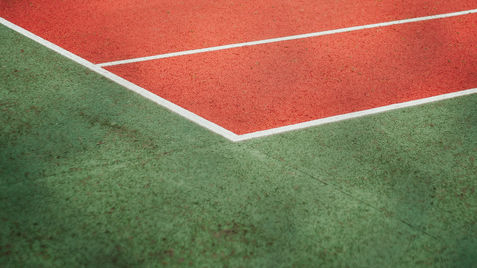 Commercial clean sports court pressure cleaning 

