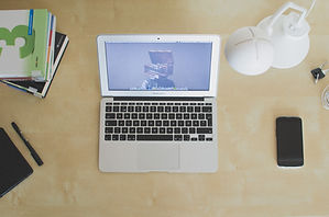 Typing on Laptop
