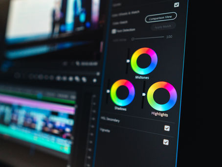 Testimonial video editing at work