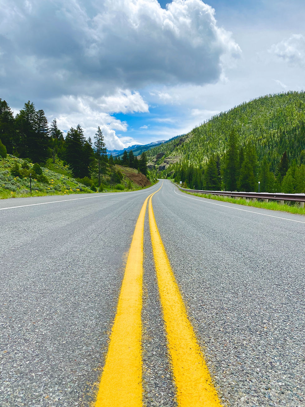 Image of an open road