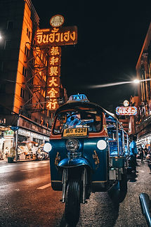 Tuk Tuk in Bangkok Chinatown