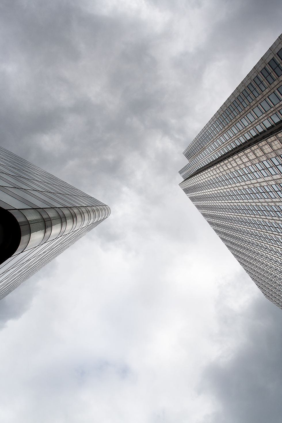 Cloudy day in a city