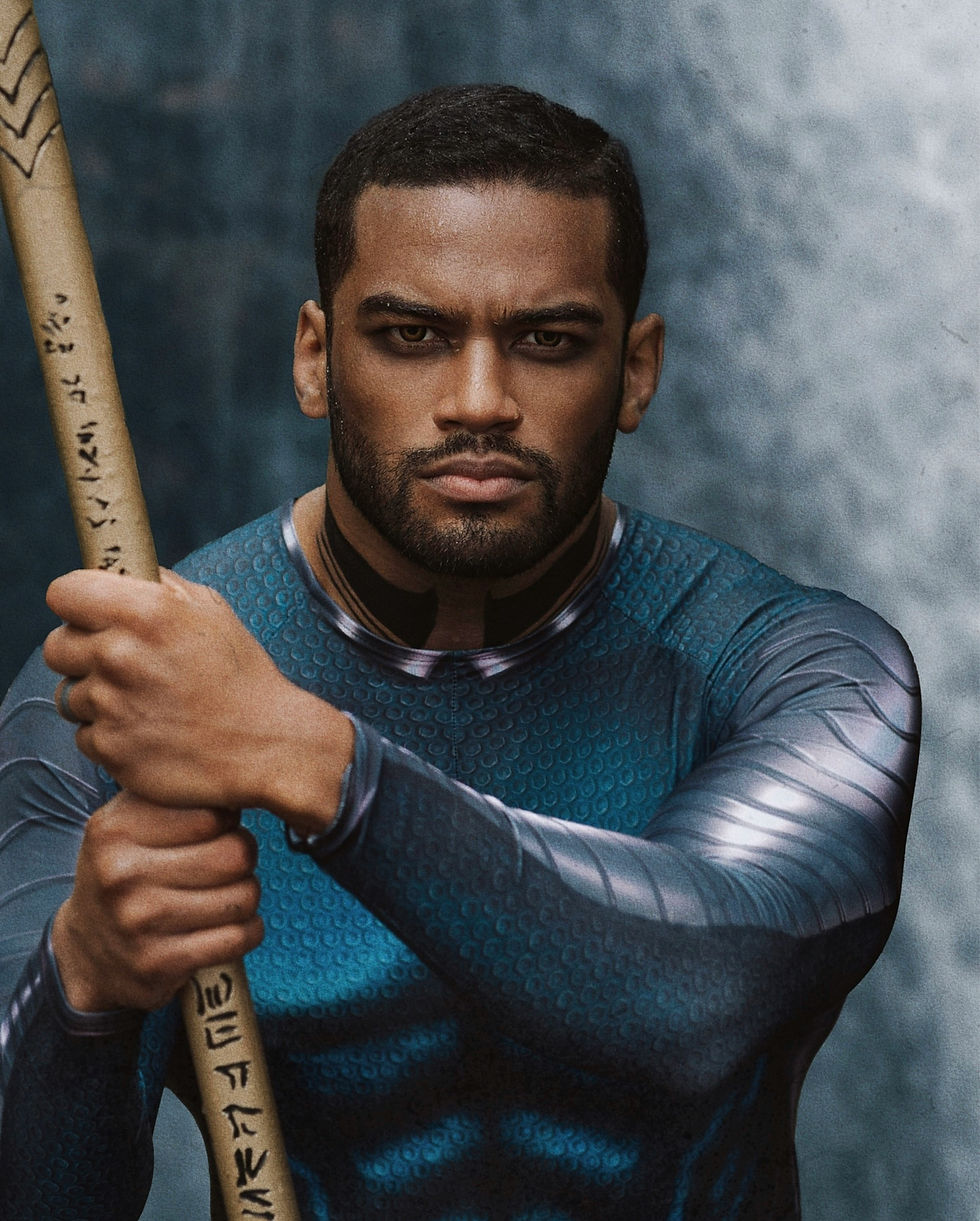Man in a wet suit
