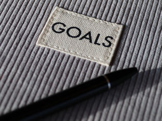 Photo of the word "Goals"