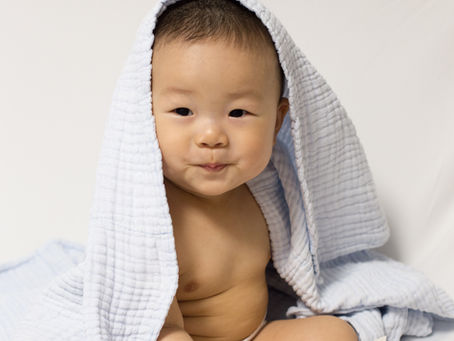 newborn baby with a blanket Atlas surrogacy Latin America