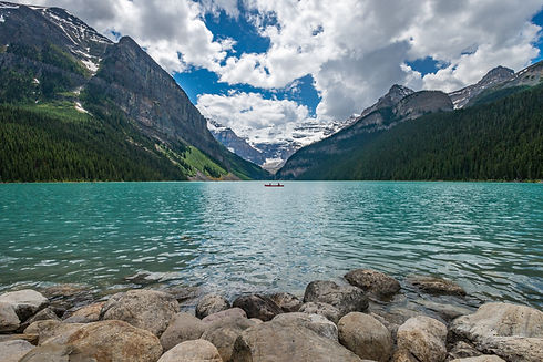Lake louise canada, Private tour banff, canada lake, blue lake, canoe