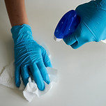 Image of cleaning hands