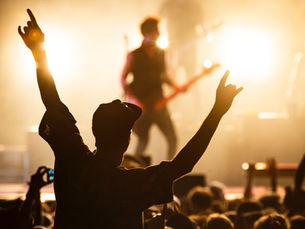 At a concert